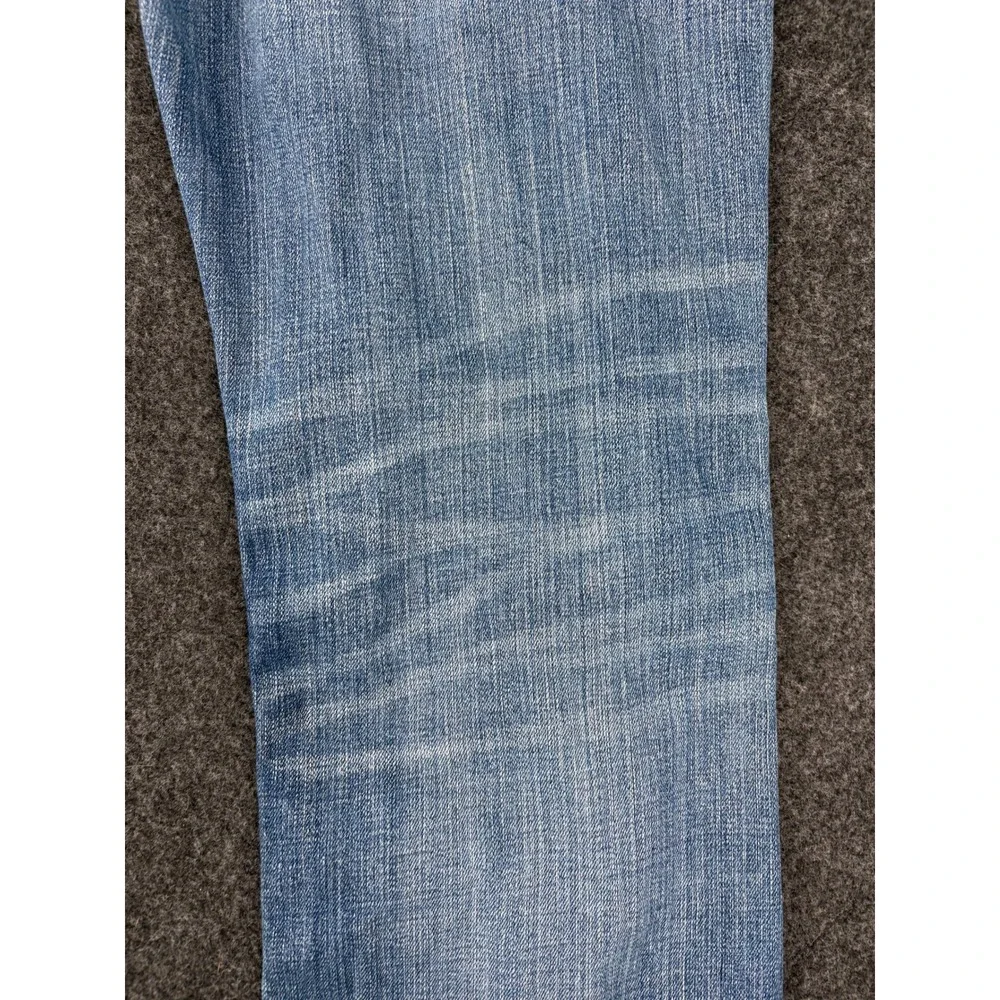 Levis 527 Slim Bootcut Jeans Mens 33x30 Light Wash Blue Denim 05527-0489